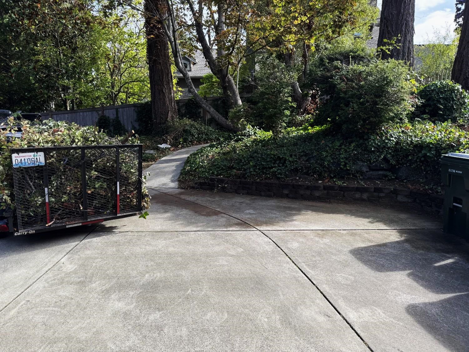 Lush Pacific Northwest garden landscaping project by A to Z Landscaping in Kitsap County WA
